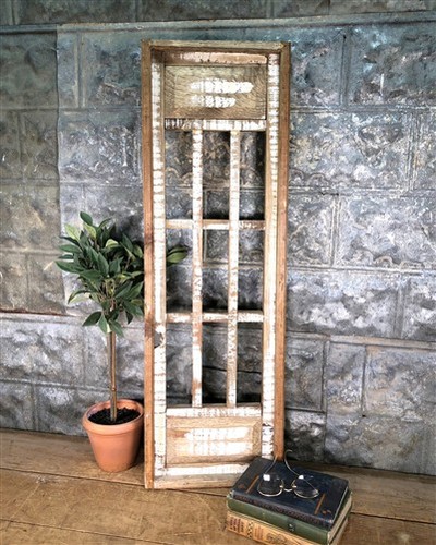 Brown double panel rectangular - panel,