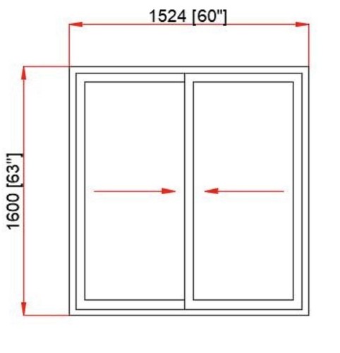 Double panel thermal break - double,