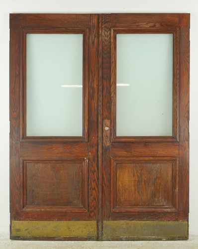 Half lite one panel oak - half,