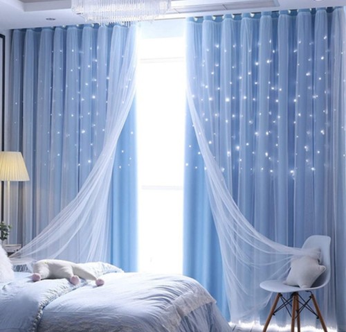 Double layer starry blackout - double-layer,